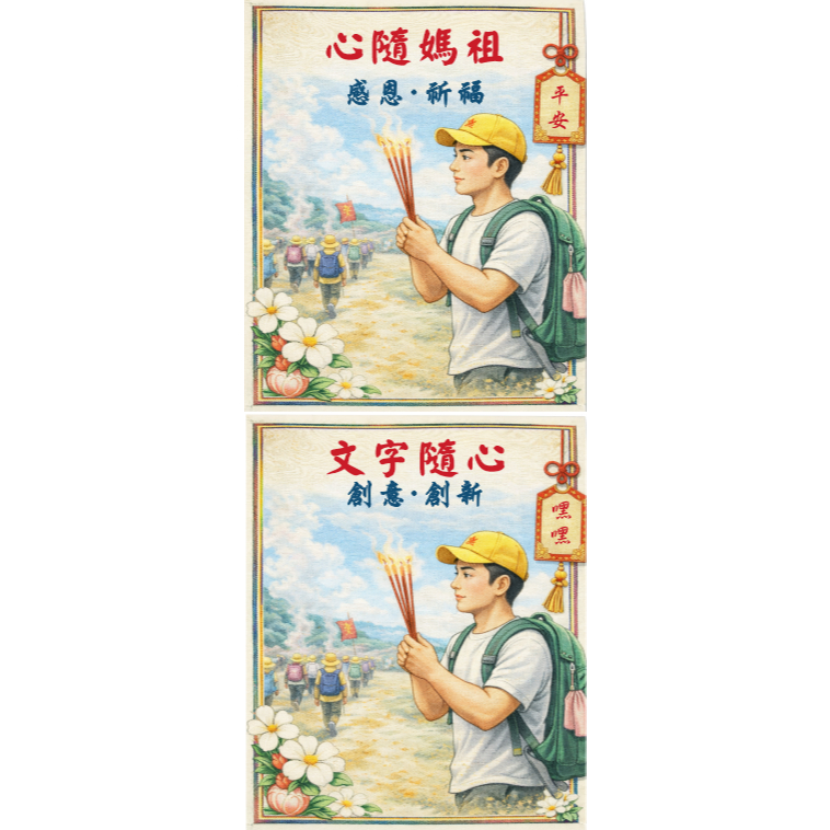 進香背包布條商品頁 套版設計3