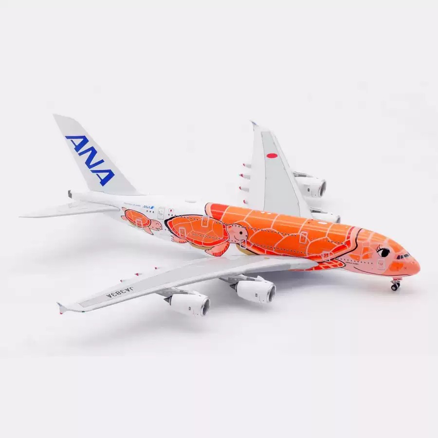 Aviation 1/400 全日空ANA A380 JA383A 橘海龜可拆起落架| 蝦皮購物