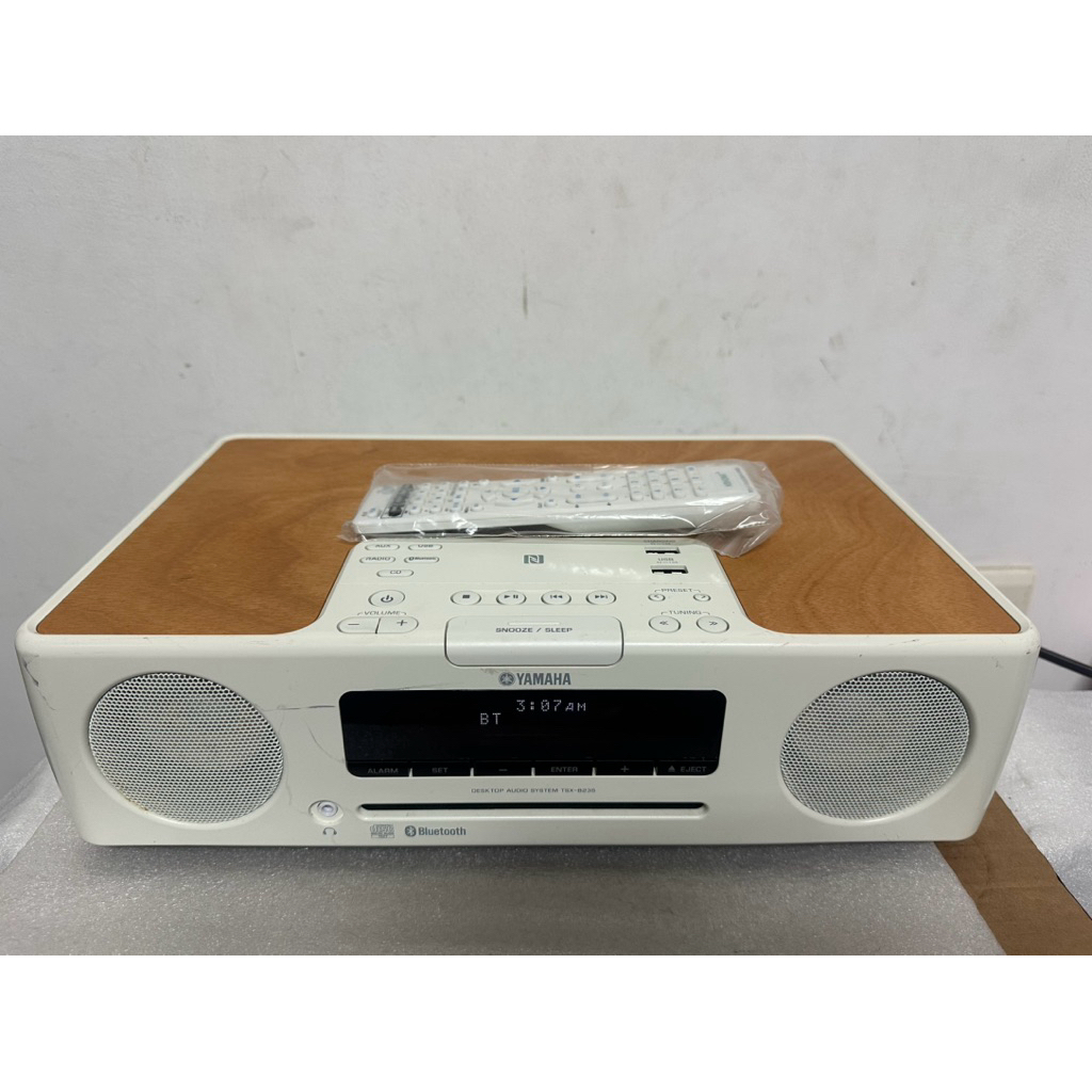 YAMAHA TSX B235 床頭音響USB CD AUX 藍芽聲音超值全新拷貝遙控器