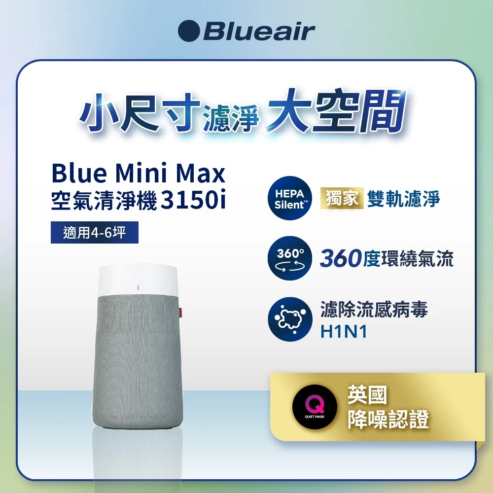 Blueair Blue Mini Max 值得買嗎？小空間空氣清淨機適合誰 預覽圖