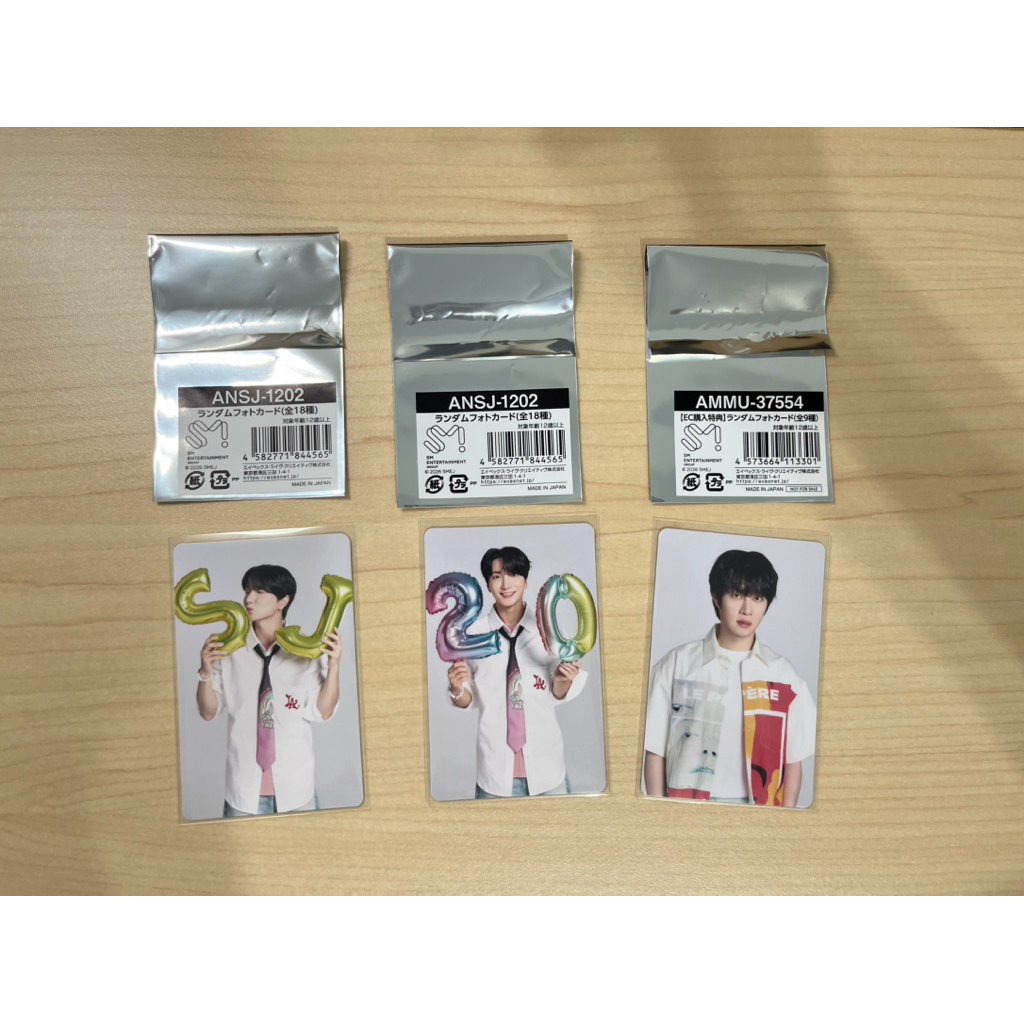 已拆］Super junior SJ MARKET JAPAN 日超-隨機卡包&滿額卡&徽章| 蝦皮購物