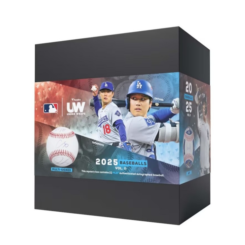 FANATICS 2025 Under Wraps MLB 親簽認證商品簽名棒球Vol.II 盲盒單顆