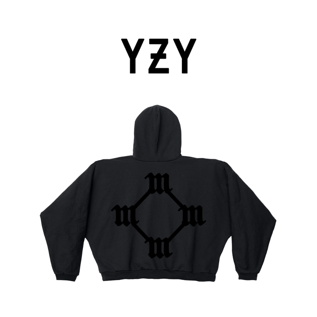 YZY HD-01 W BLACK THE LOVE HOODIE 帽T 黑色美國製造肯爺yeezy shmg