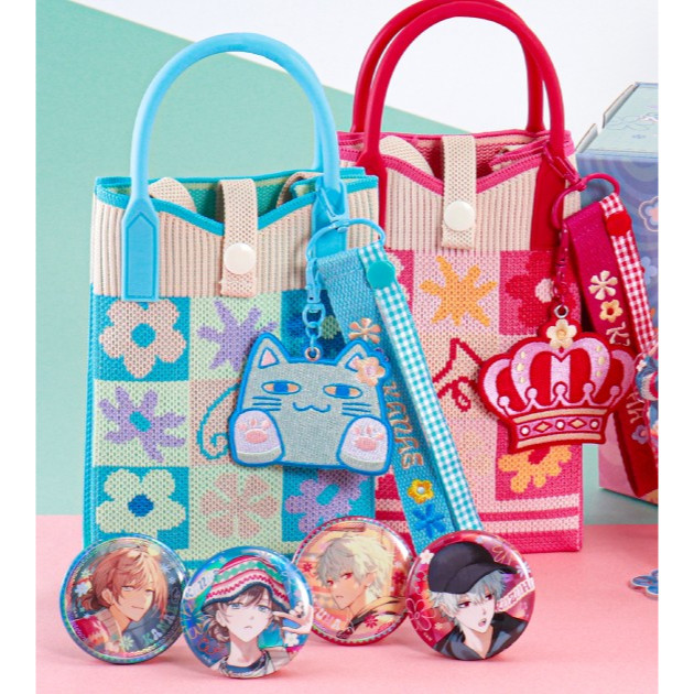 彩虹社【ChroNoiR福袋2026】叶Lucky Box 部分商品: 徽章組、刺繡提袋