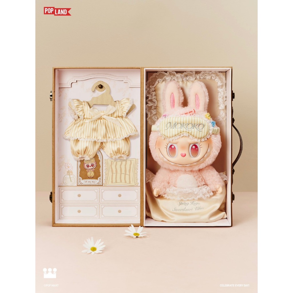 台灣現貨&預購】官方正品Popmart 泡泡瑪特MOKOKO 春日花花甜心系列醒醒春日萬聖節閃閃童話公仔吊飾| 蝦皮購物
