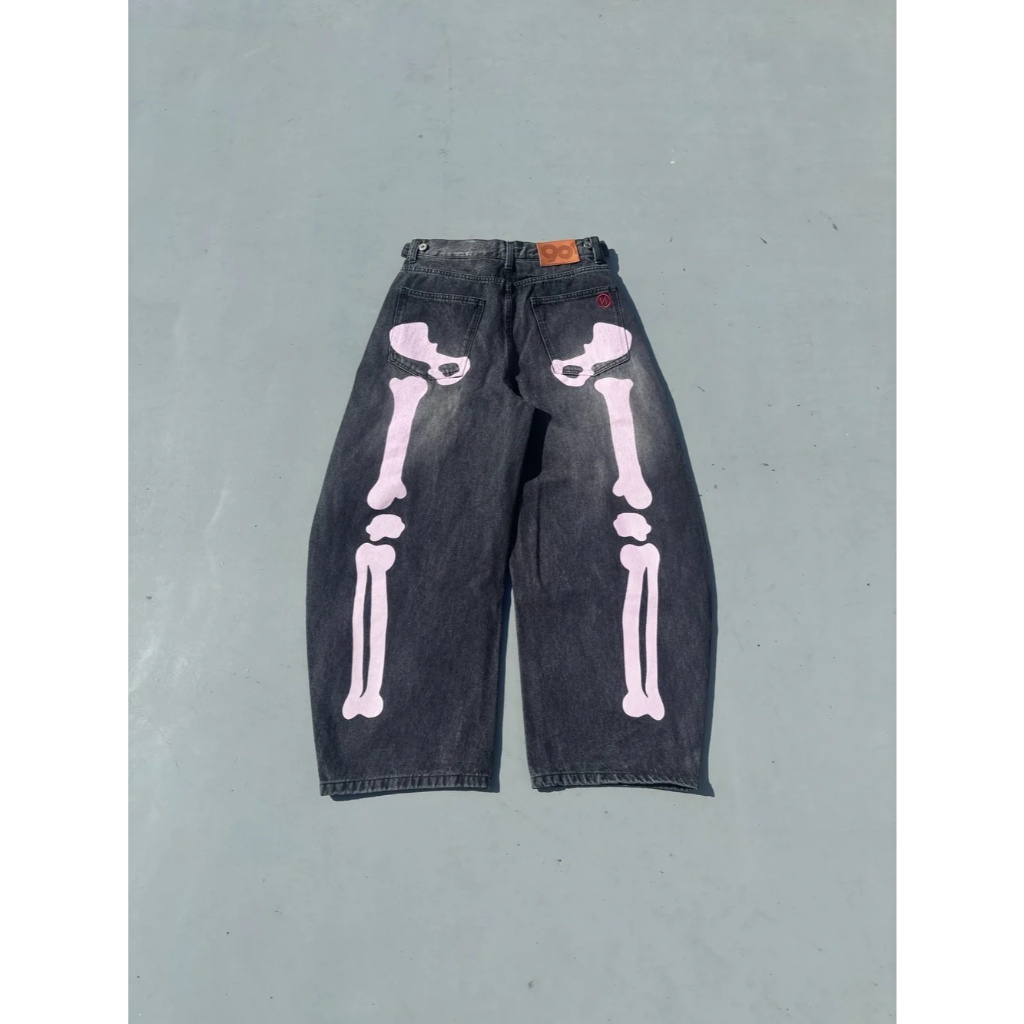JPPSC】2026SS 9090 Bone Hand Rigid Denim Pants 骷髏骨頭牛仔褲