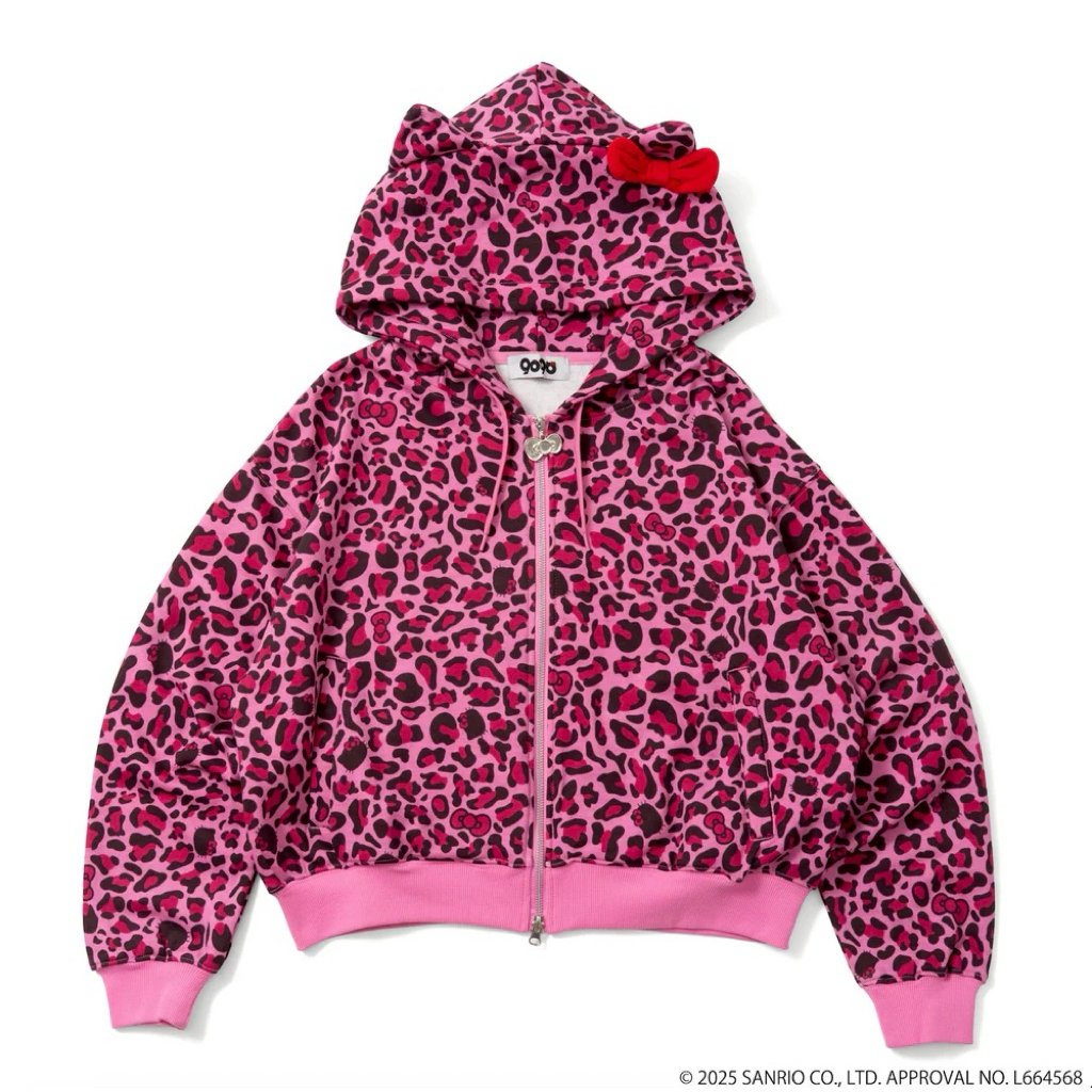 9090 girl ×HELLO KITTY Eared Zip Hoodie | 蝦皮購物