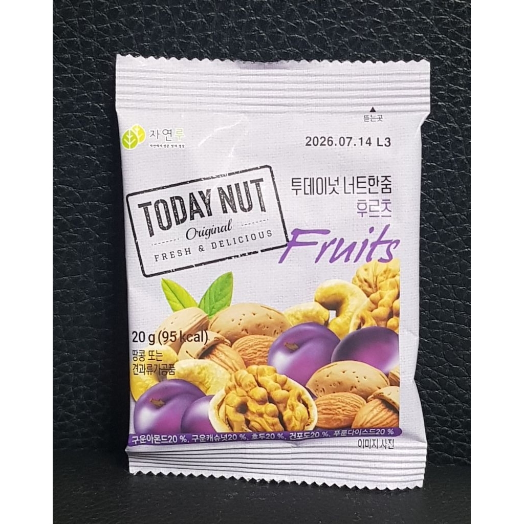 《免運 超便宜》韓國 TODAY NUT 水果乾堅果隨身包 20g | 蝦皮購物