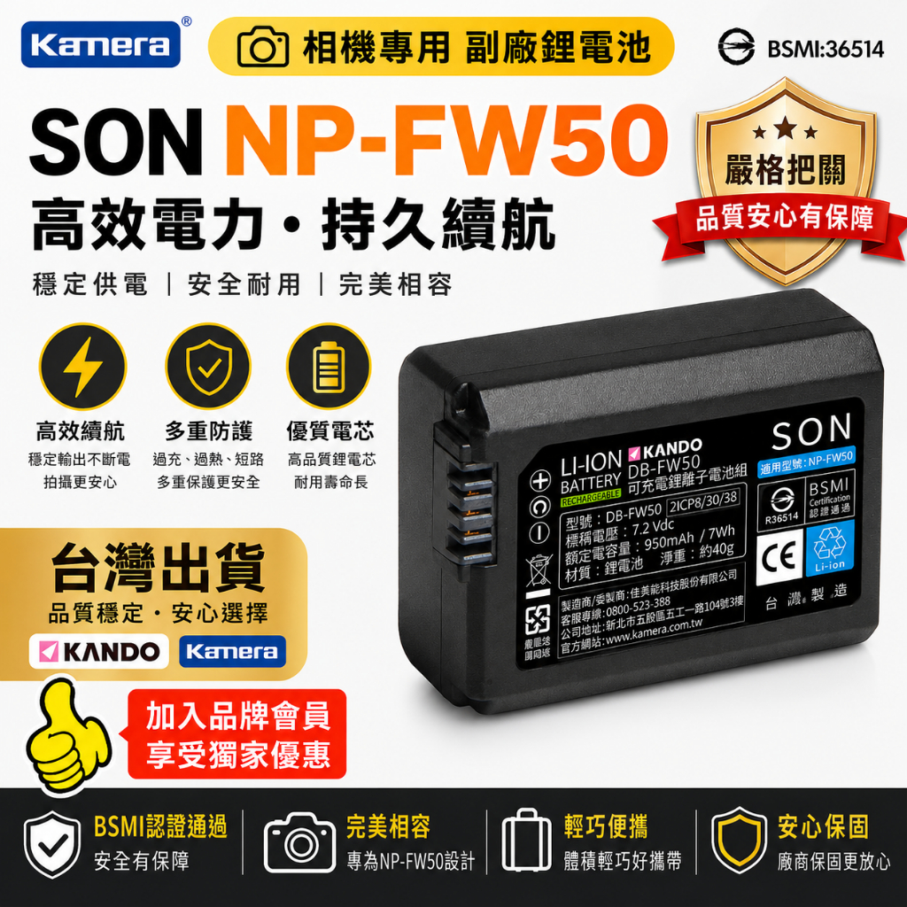 台灣出貨適用SONY NP-FW50電池A72 A7R2 RX10M4 RX10IV ZV-E10 另售充電