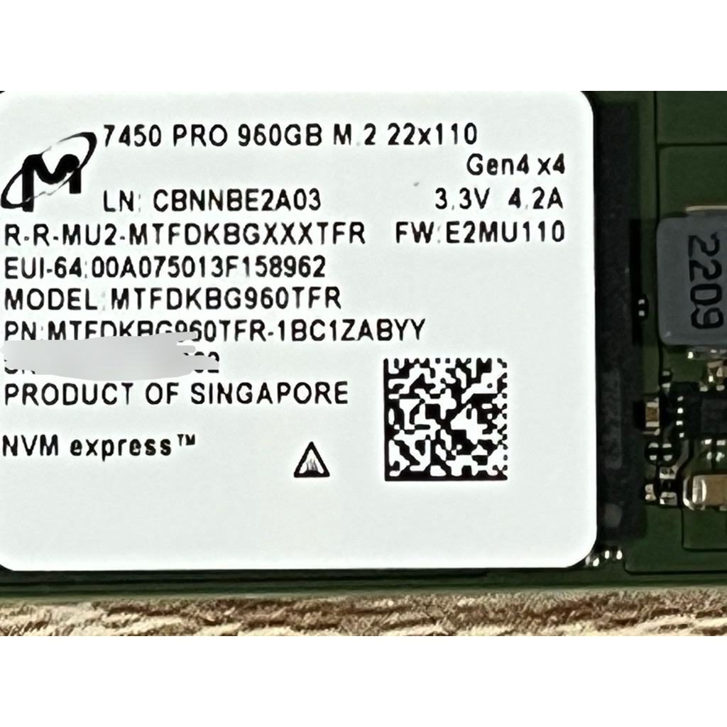 美光 7450 PRO 960G M.2 SSD | 蝦皮購物