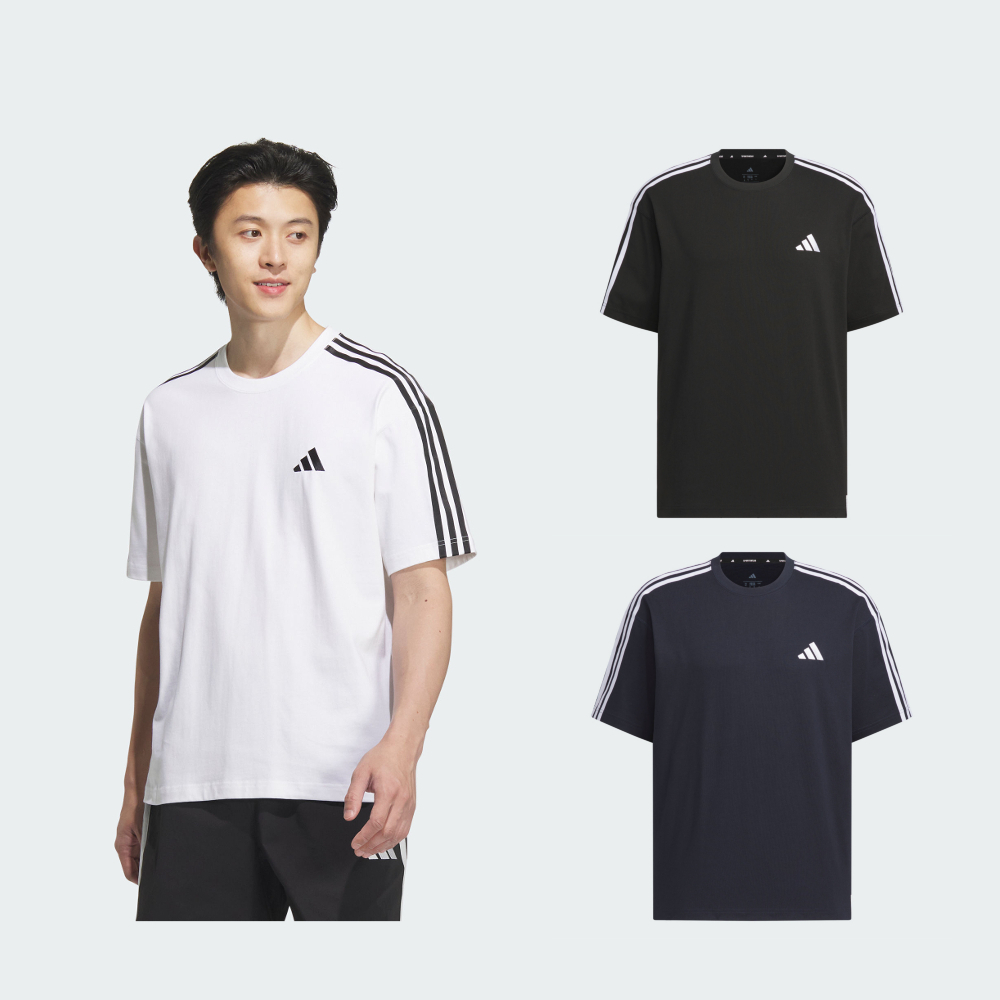 adidas ESSENTIALS PLUS 短袖上衣 T恤 男款/女款 多款任選 官方直營 | 蝦皮購物