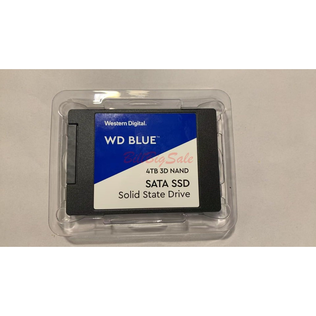 全新威騰藍標(4TB 2.5吋SATA SSD固態硬碟)TLC顆粒WD BLUE WDS400T2B0A