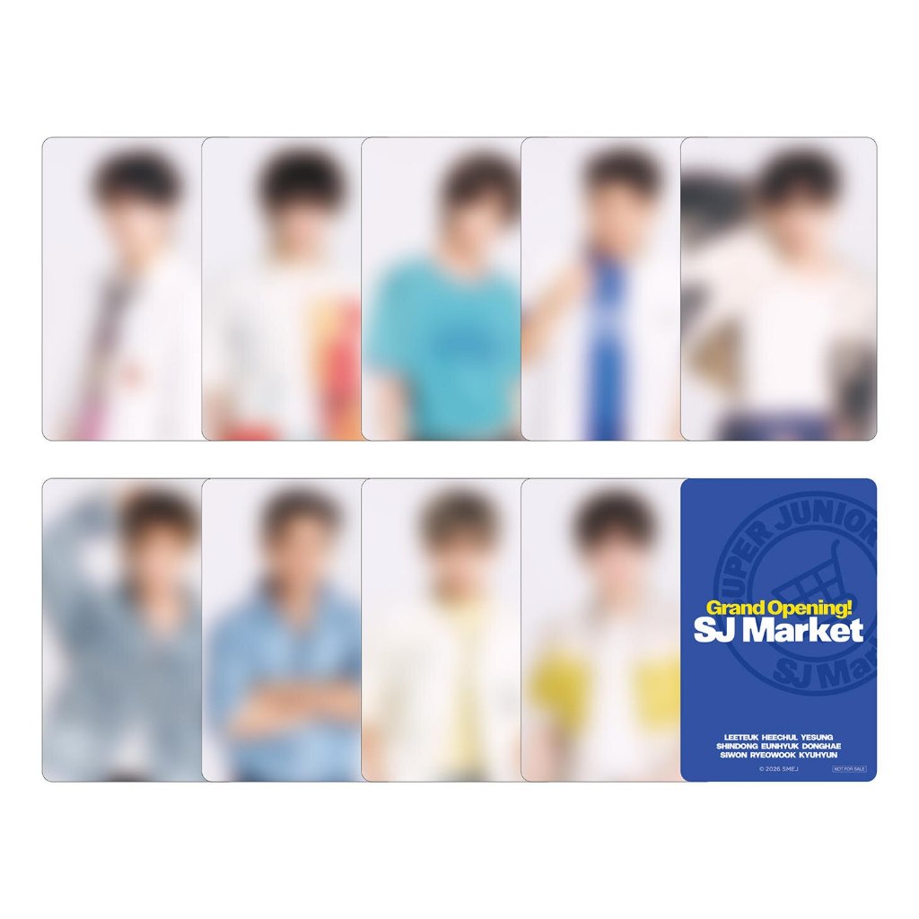 SUPER JUNIOR SJ MARKET 6000円購入特典トレカ 6枚 SUPERJUNIOR SJ MARKET 6000円 購入特典 トレカ コンプ - メルカリ
