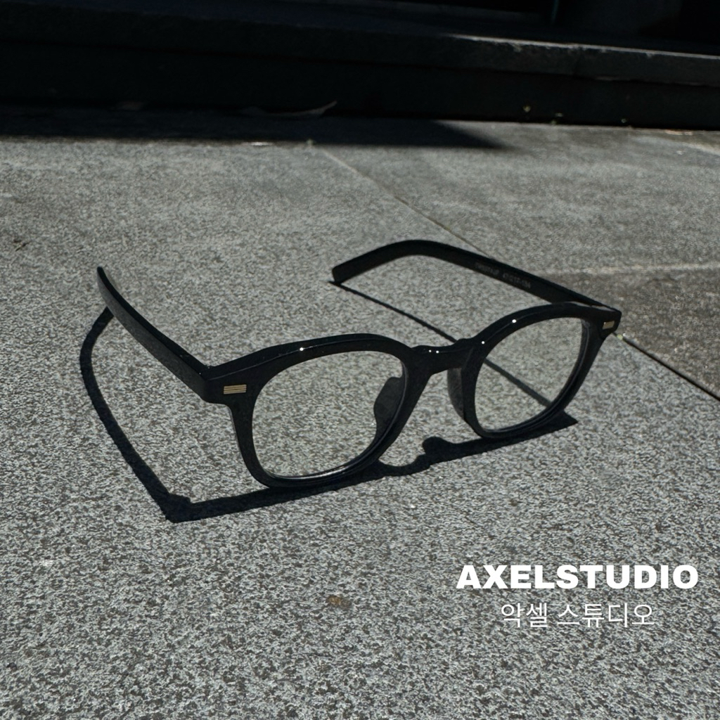 【AXELSTUDIO】韓系 黑框眼鏡 韓星 歐巴 方框 素顏 顯臉小 粗框 明星 質感 抗藍光 黑框眼鏡 方框眼鏡 | 蝦皮購物