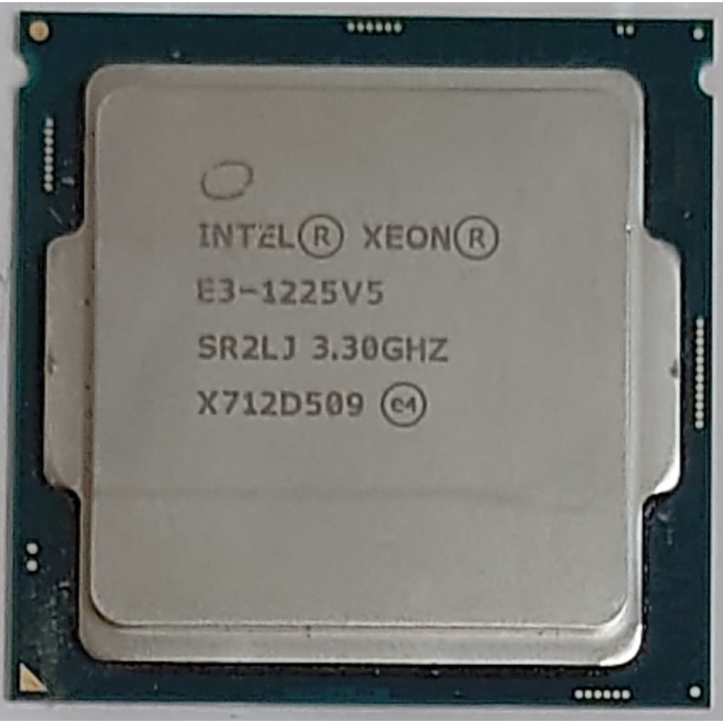 Intel 六代/七代Xeon E3-1225 1230 1240 V5 CPU (1151腳位超過i7-6700
