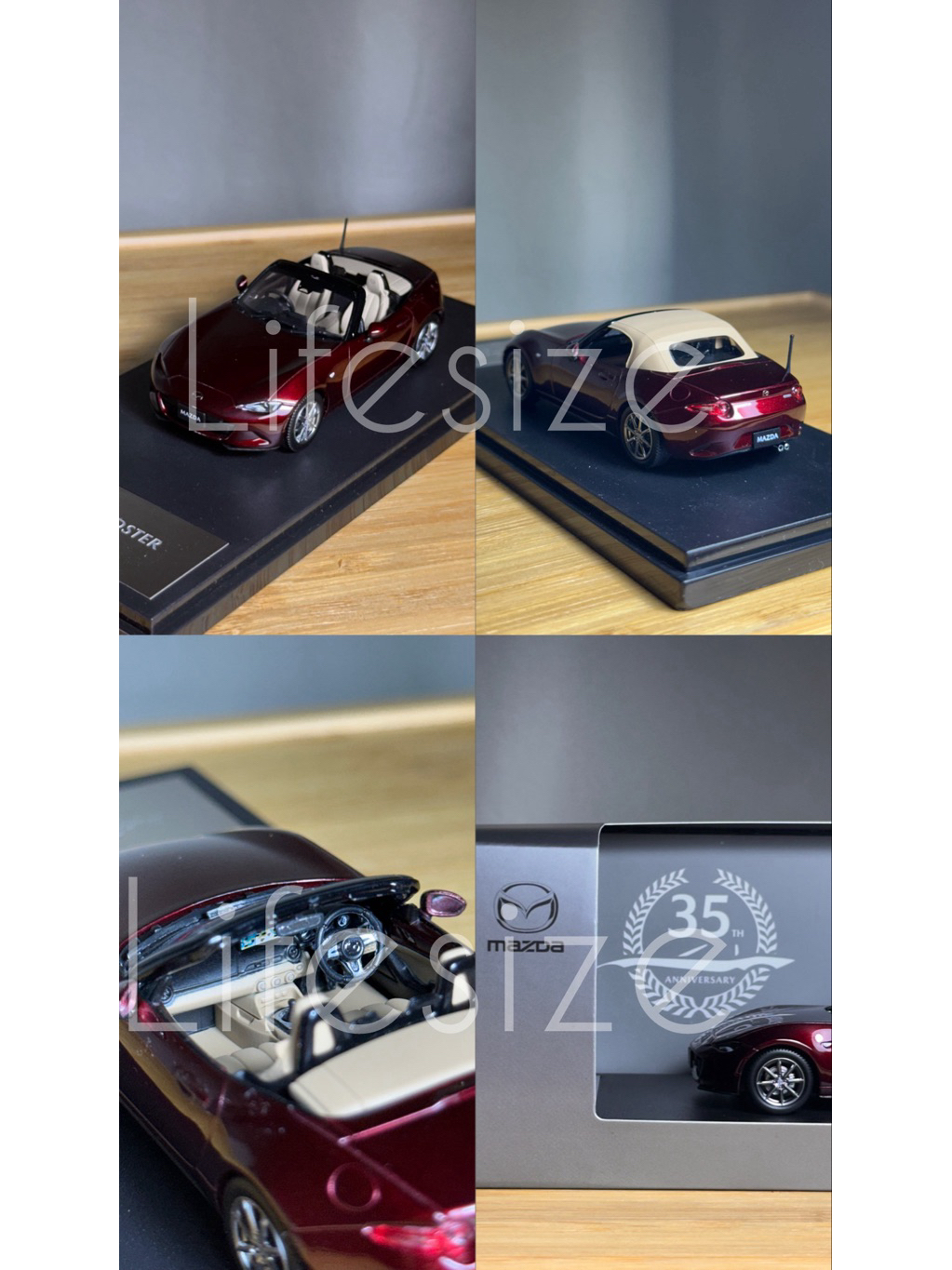 Mazda MX-5 1/43 (Roadster) 軟頂硬頂原廠模型車一般版賽道版| 蝦皮購物