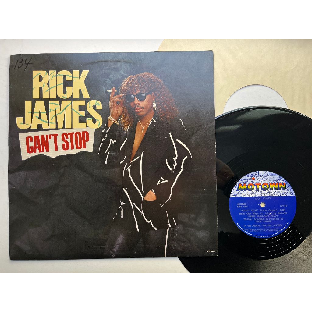 Rick James – Can't Stop（黑膠LP單曲唱片） | 蝦皮購物