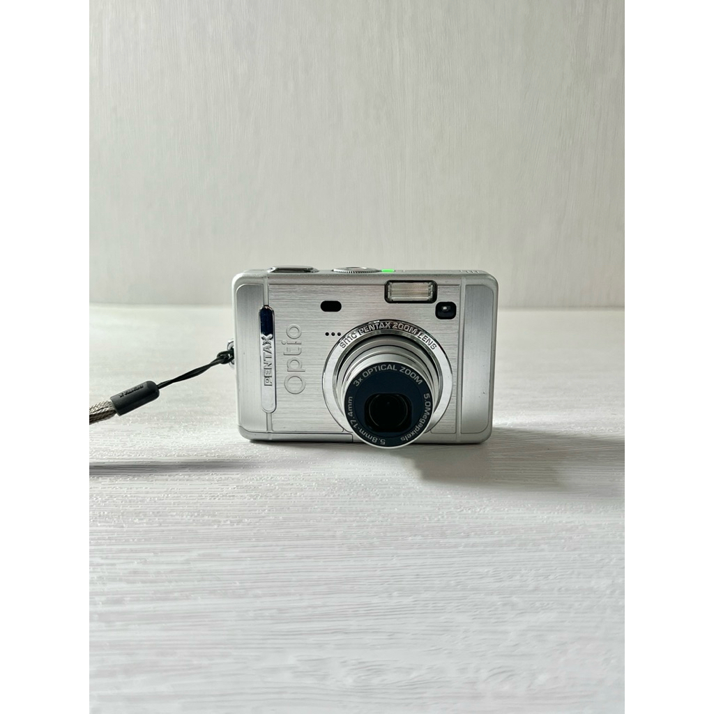 Pentax Optio S50復古CCD限量數位喵喵機銀色| 蝦皮購物