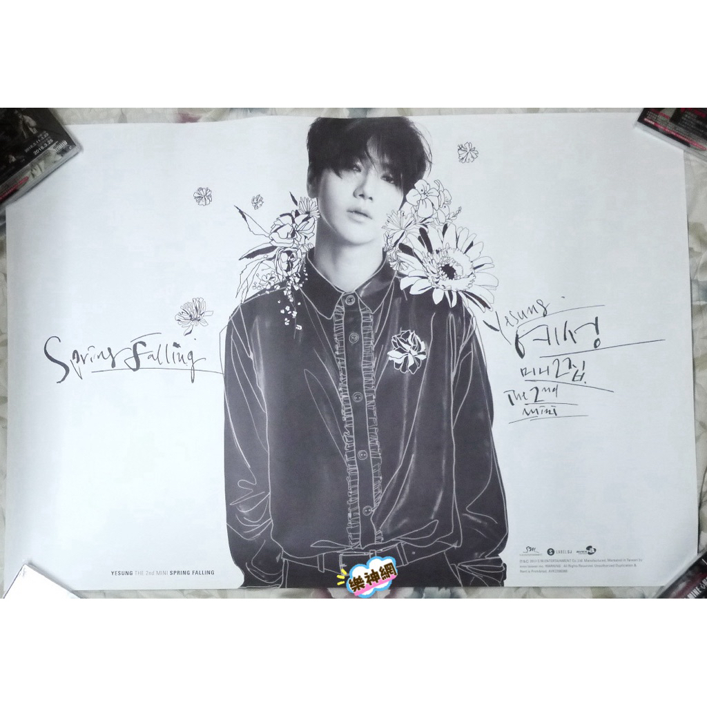 SUPER JUNIOR 藝聲第二張迷你專輯Spring Falling【原版宣傳海報