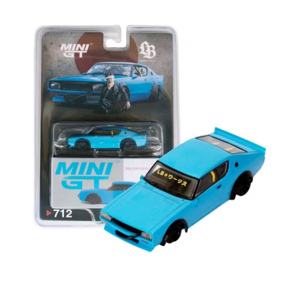 日本原宿限定MINI GT 712 Nissan Skyline Kenmeri Blister 社長車