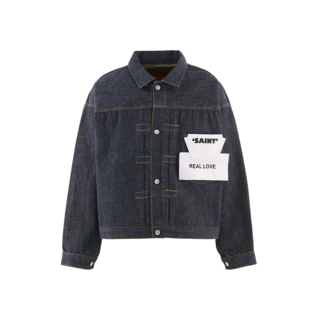 狼嚴選】SAINT Mxxxxxx × BerBerJin BBJ_DENIM JACKET/REGID / BLU