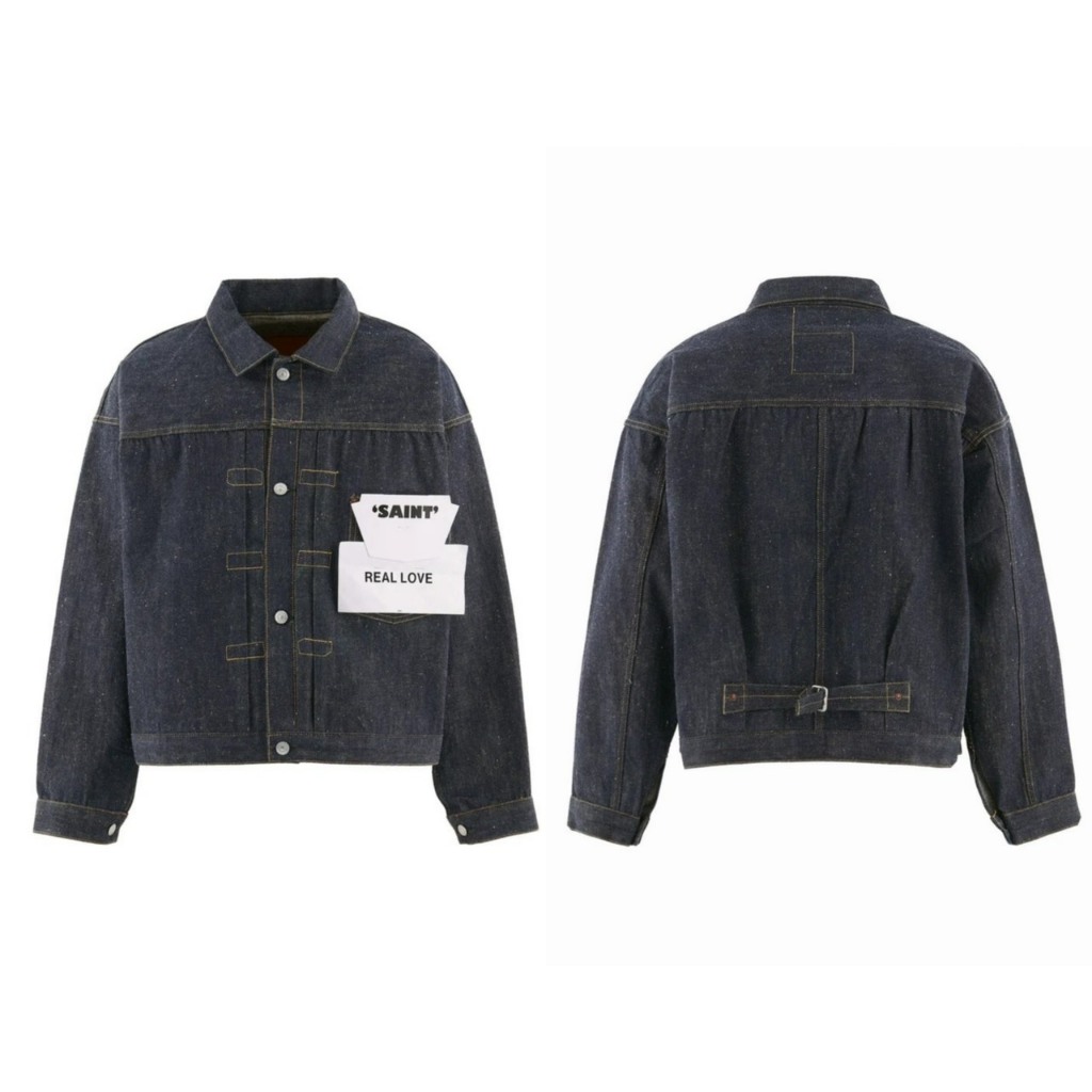 狼嚴選】SAINT Mxxxxxx × BerBerJin BBJ_DENIM JACKET/REGID / BLU