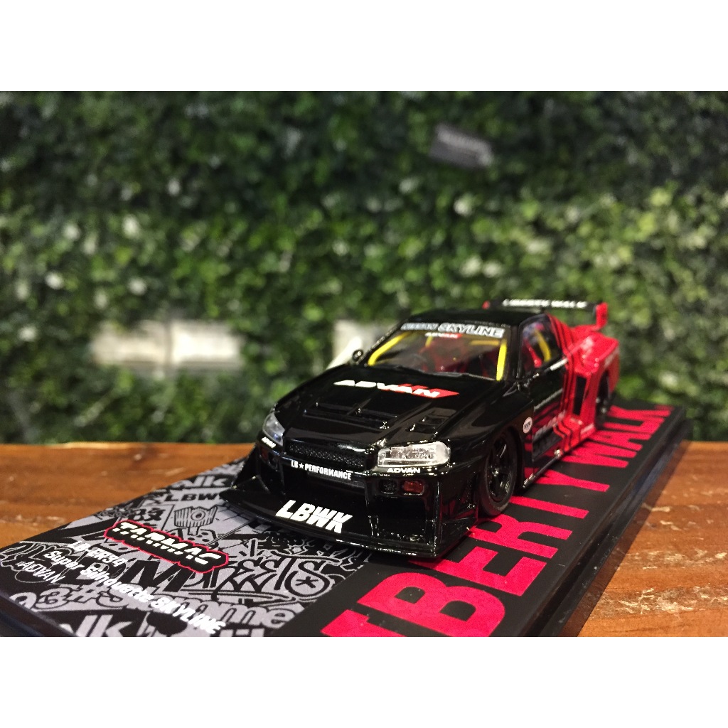 1/43 Tarmac LBWK Nissan Skyline GTR R34 Advan T43021ADV【MGM】 | 蝦皮購物