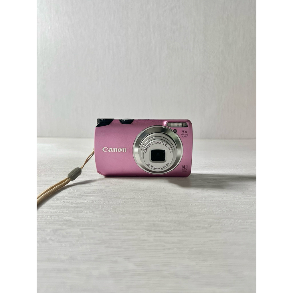 Canon PowerShot A3200 IS復古廣角CCD卡片相機粉| 蝦皮購物