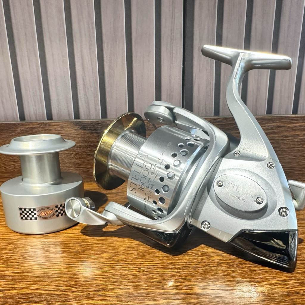 日本製）二手SHIMANO STELLA 16000銀寶ADT 16000改裝線杯紡車捲線器