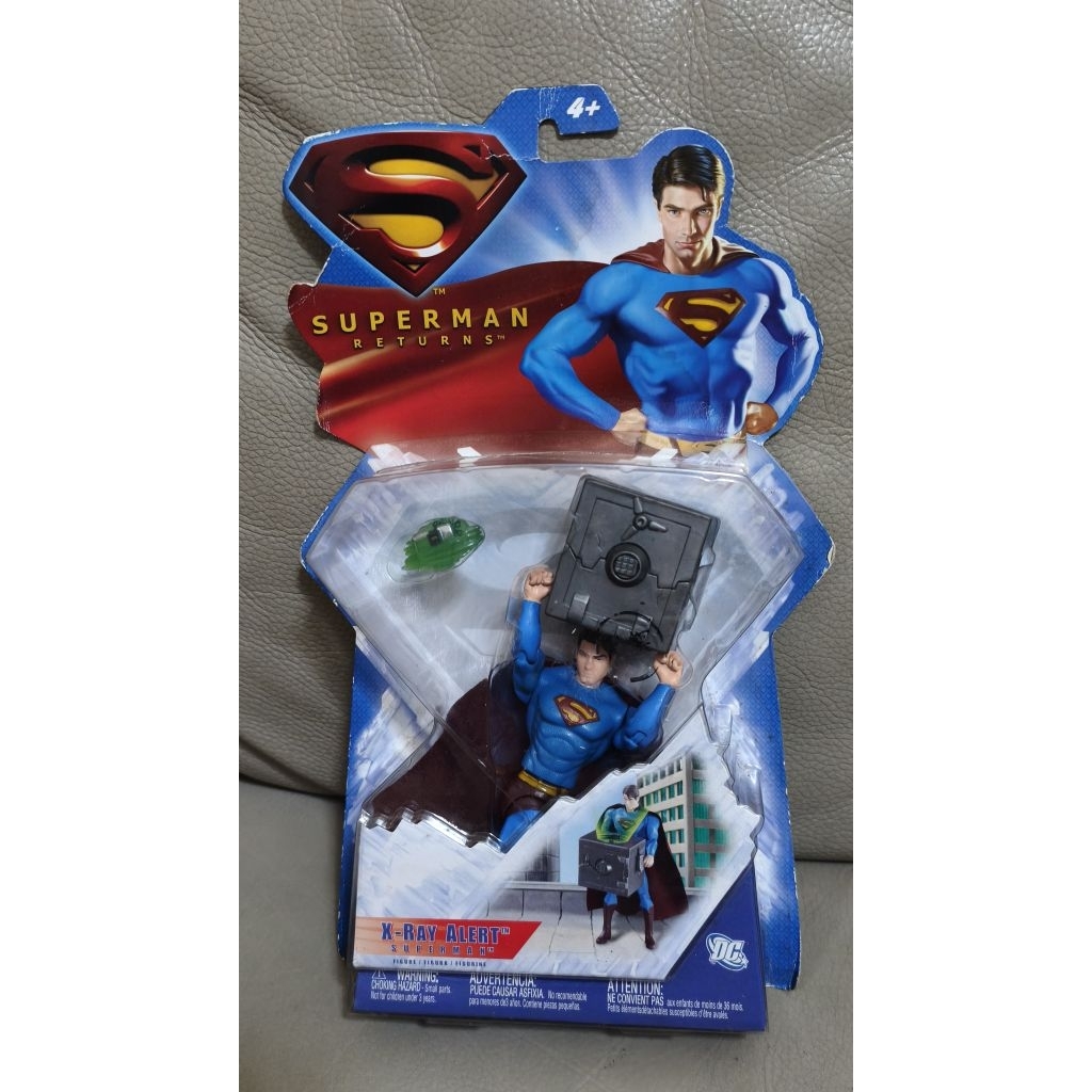 Mattel 在 2006年發行超人再起系列X-Ray Alert Superman 5.5 吋可動人偶公仔 | 蝦皮購物
