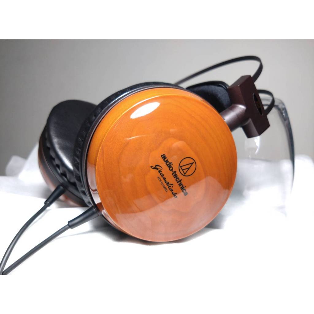 中古銘機】鐵三角audio-technica ATH-W1000X 第10世代黑櫻桃木機殼古典