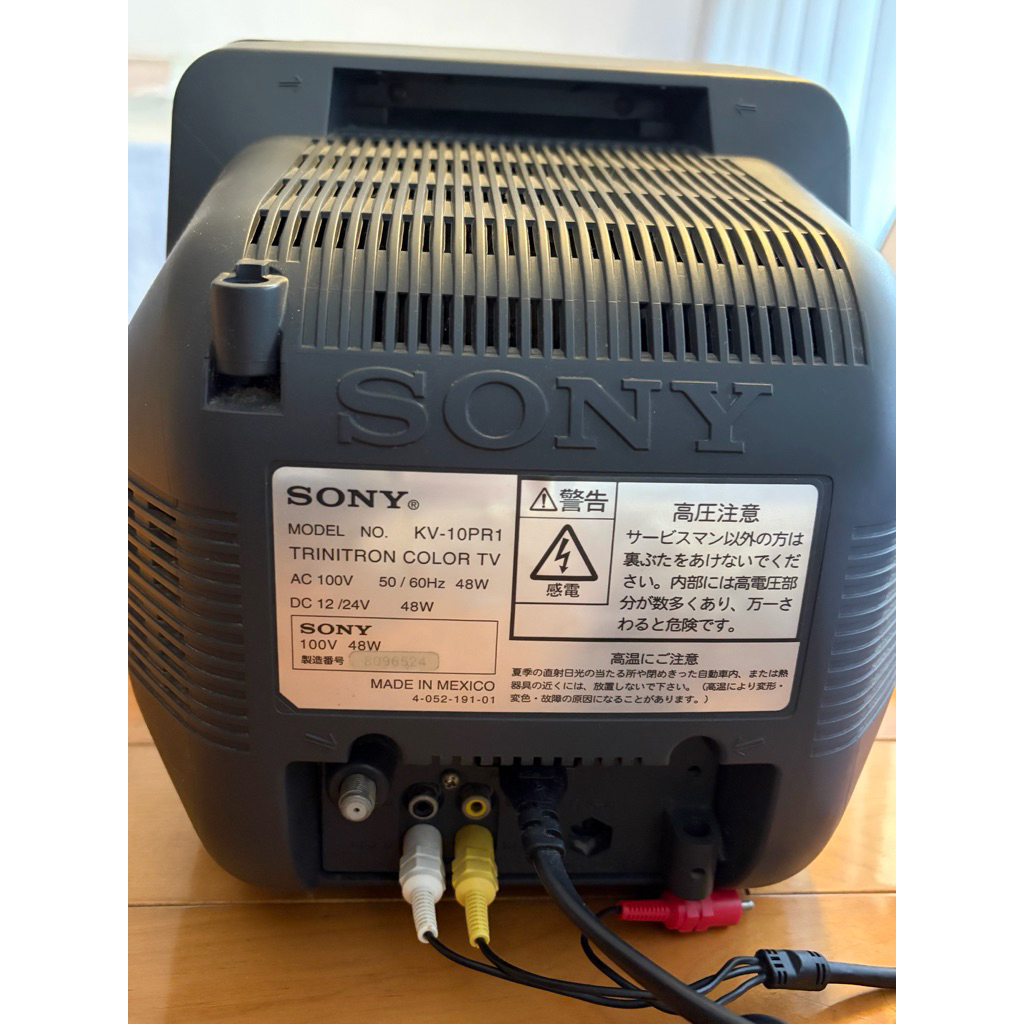 SONY KV-10PR1 trinitron 索尼CRT 特麗霓虹10吋電視映像管tv 復古電玩
