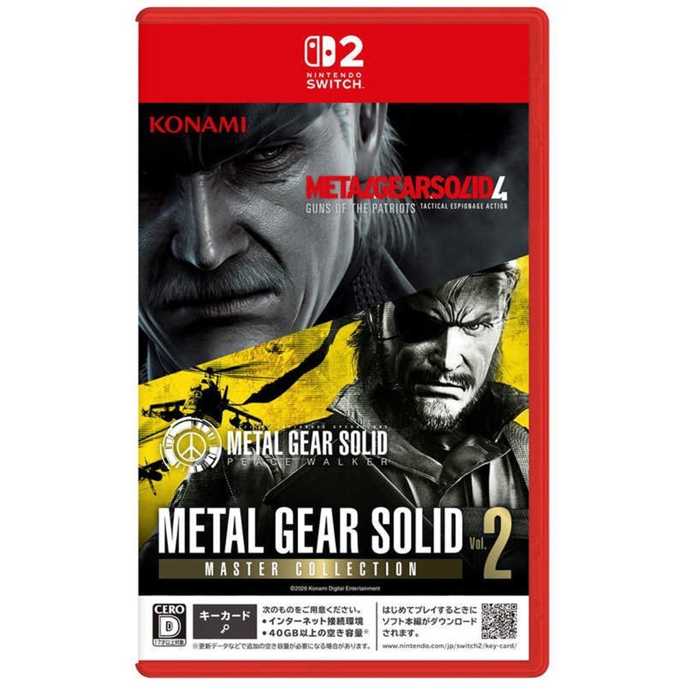 【AS電玩】 10月 NS2 Switch 2 潛龍諜影 Master Collection Vol.2 日英文版 | 蝦皮購物