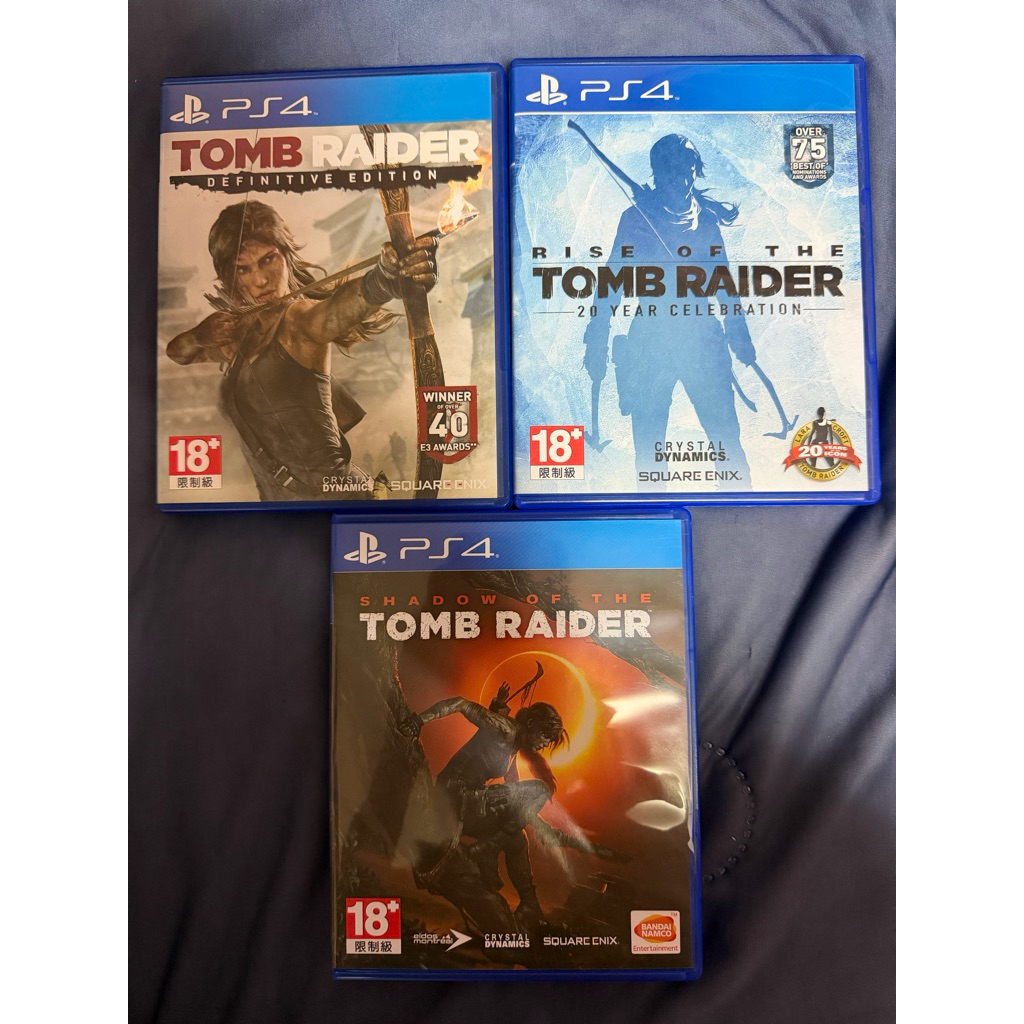二手 PS4古墓奇兵決定版、崛起、暗影 | 蝦皮購物