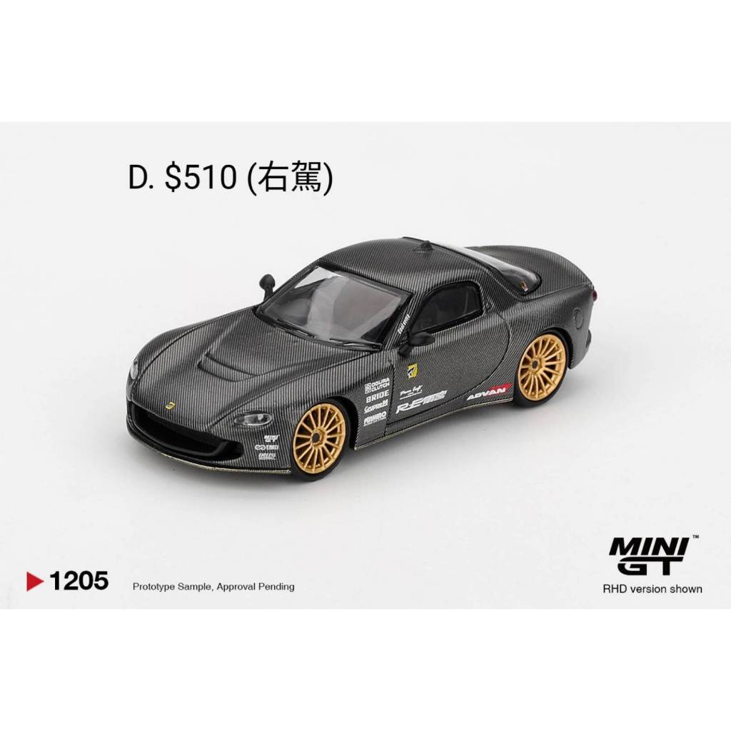 預購截止MINI GT RX7 RE 雨宮Matsukiyo KOKU TAS 東京改裝車展2025