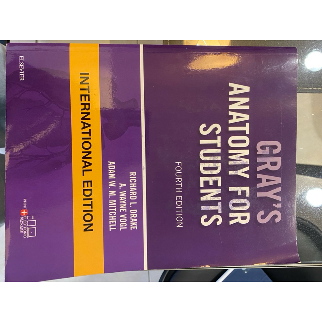 Gray's anatomy for students 4th editon 第四版原文書解剖醫學生