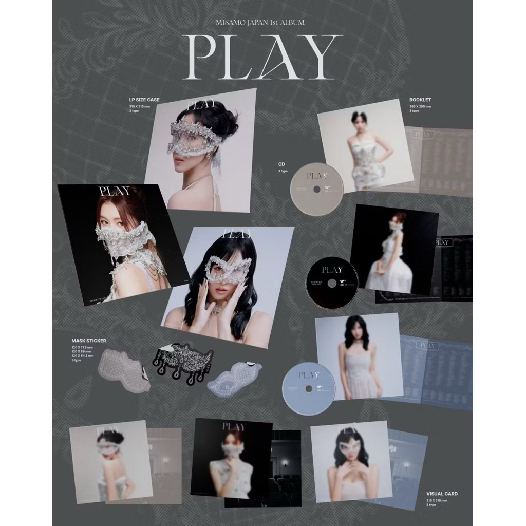 MISAMO PLAY 個人盤單封附會員限定明信片MINA盤SANA盤MOMO盤misamo