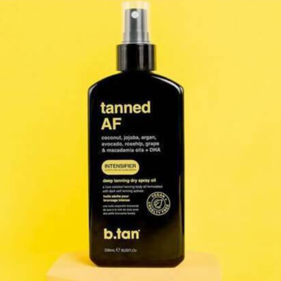 🌈B.Tan SPF0 tanned AF intensifier 助曬油 乾性油🌞美國 Dry Spray Oil | 蝦皮購物