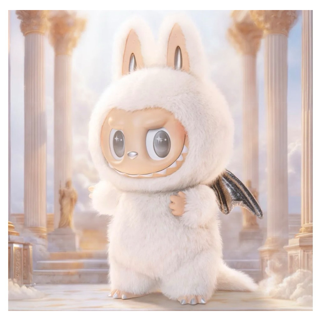 POP MART 泡泡瑪特LABUBU Zimomo THEMONSTERS 白天使 大首領大娃 58cm | 蝦皮購物