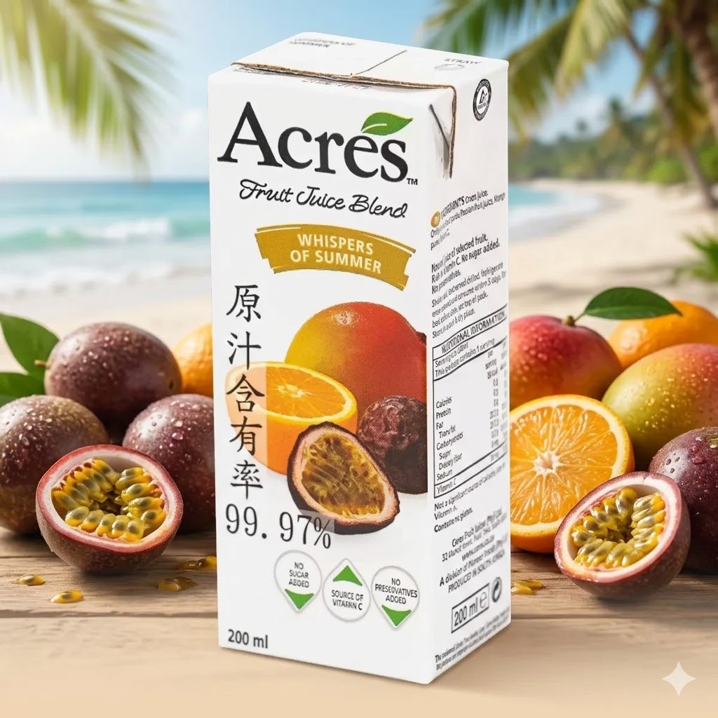 《大吃貨團購》現貨 Acres 柳橙百香果綜合果汁 200ml 好市多 批發 團購 美式賣場 南非 派對 飲料 蝦皮購物 