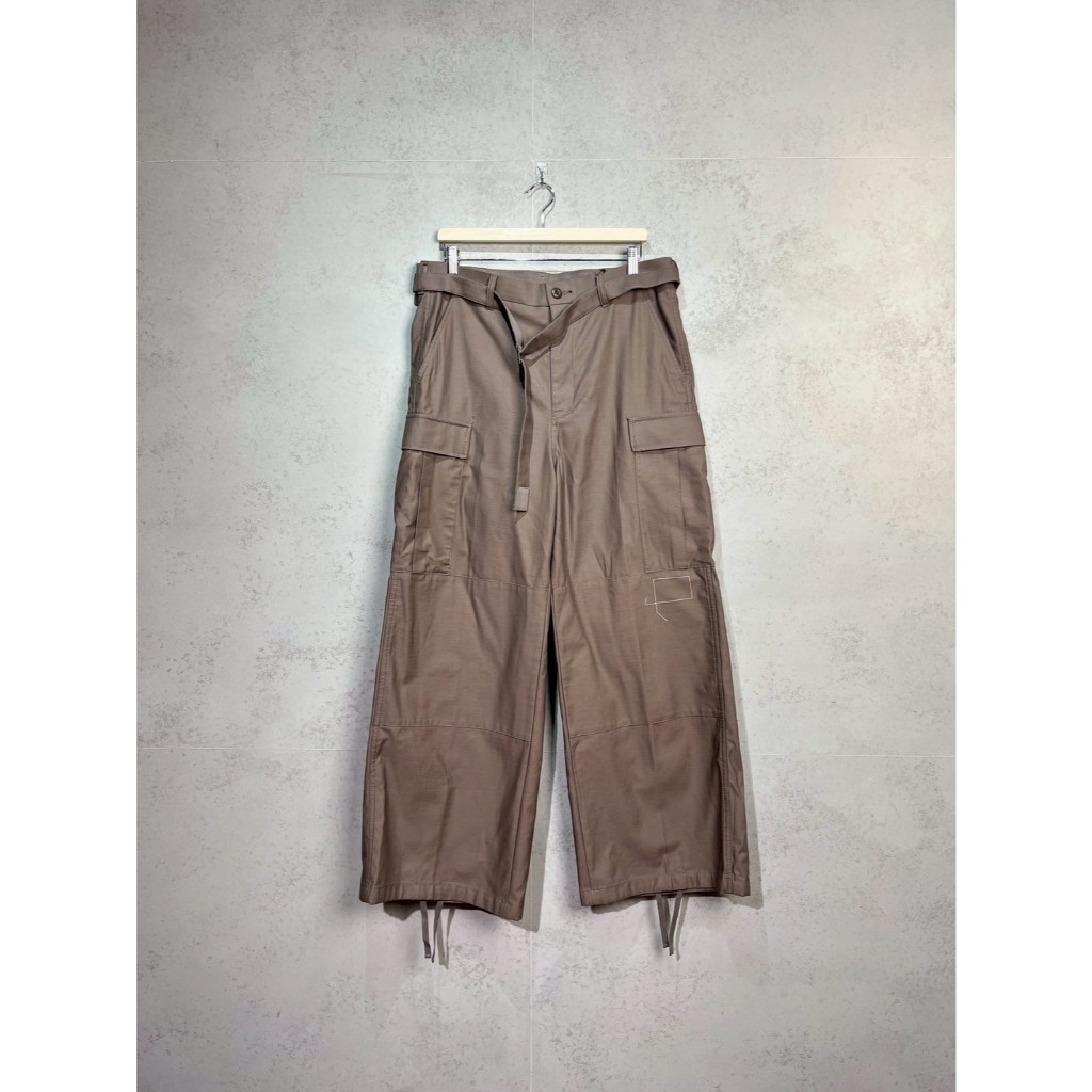 WUSO】Sacai × WTAPS 25SS Cotton Back Satin Pants SIZE 4 | 蝦皮購物