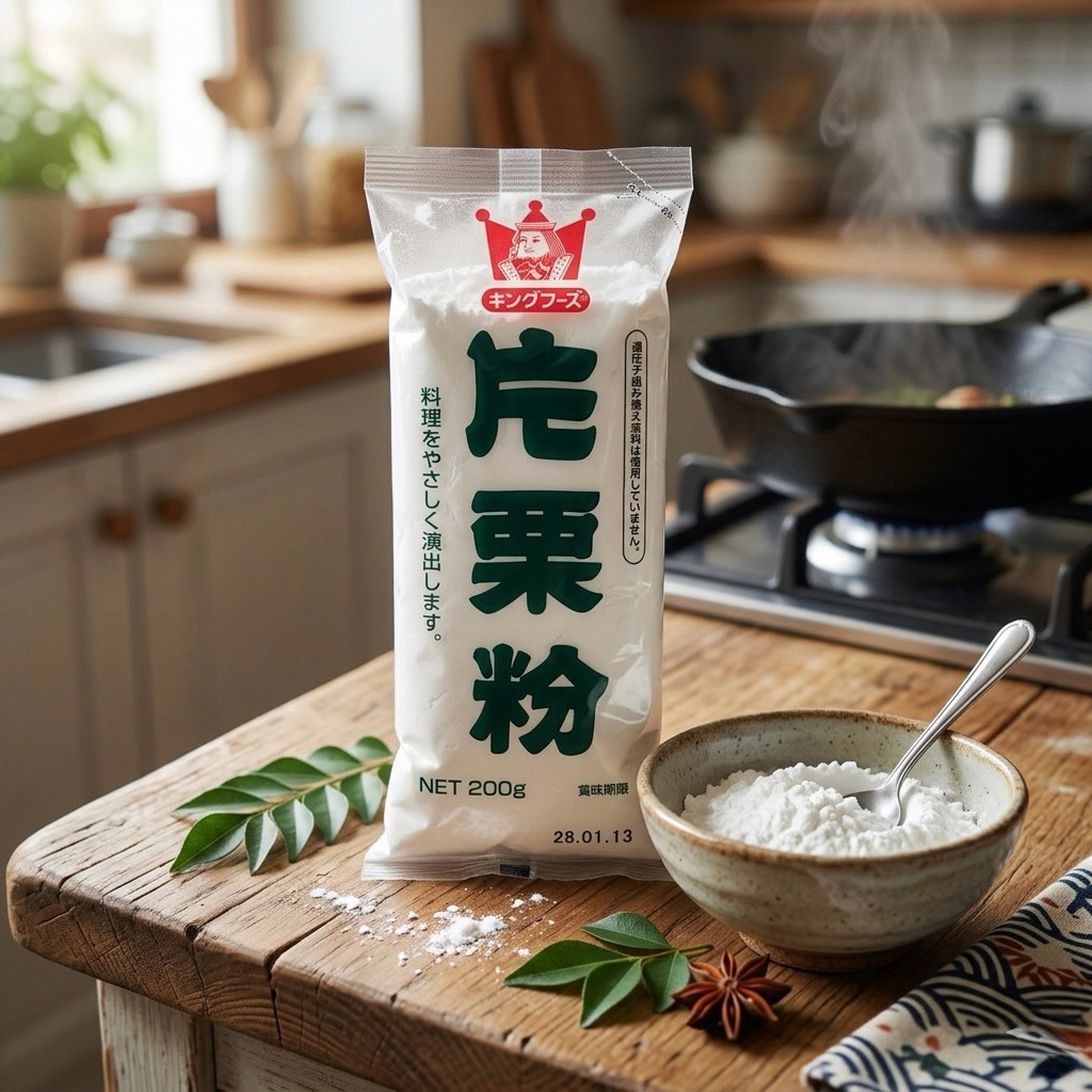 【貓咪姐妹】日本King foods 王印片栗粉 200g 片栗粉 馬鈴薯澱粉 太白粉 日本片栗粉 調味粉 | 蝦皮購物