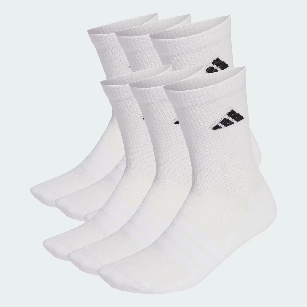 踩踏在雲端的加厚包覆與穿搭靈魂——adidas 加厚中筒運動襪 6 雙組 KE5498 深度評測