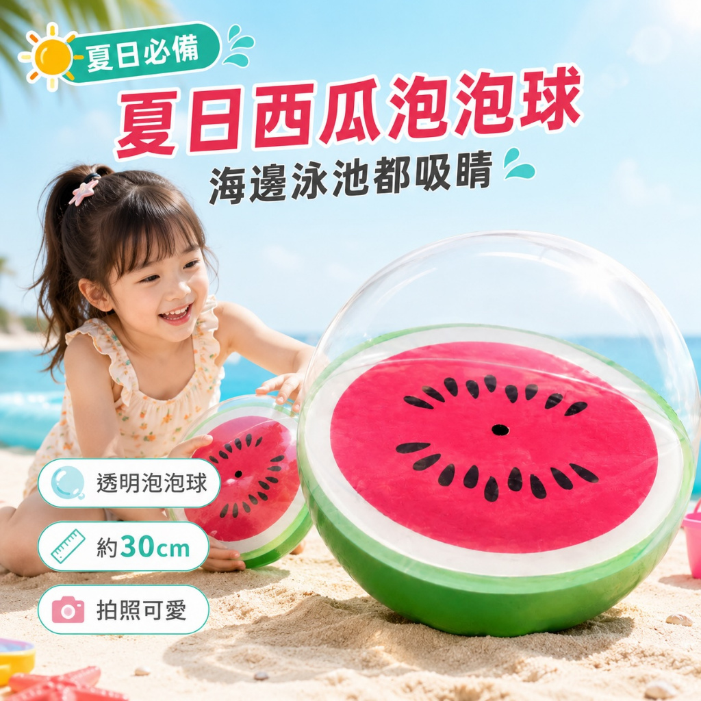 【台灣現貨&最高折$300】泡泡球 造型球 海邊 海灘 兒童球 海灘球 沙灘球 游泳池 海洋嚴選 充氣球 充氣玩具 | 蝦皮購物