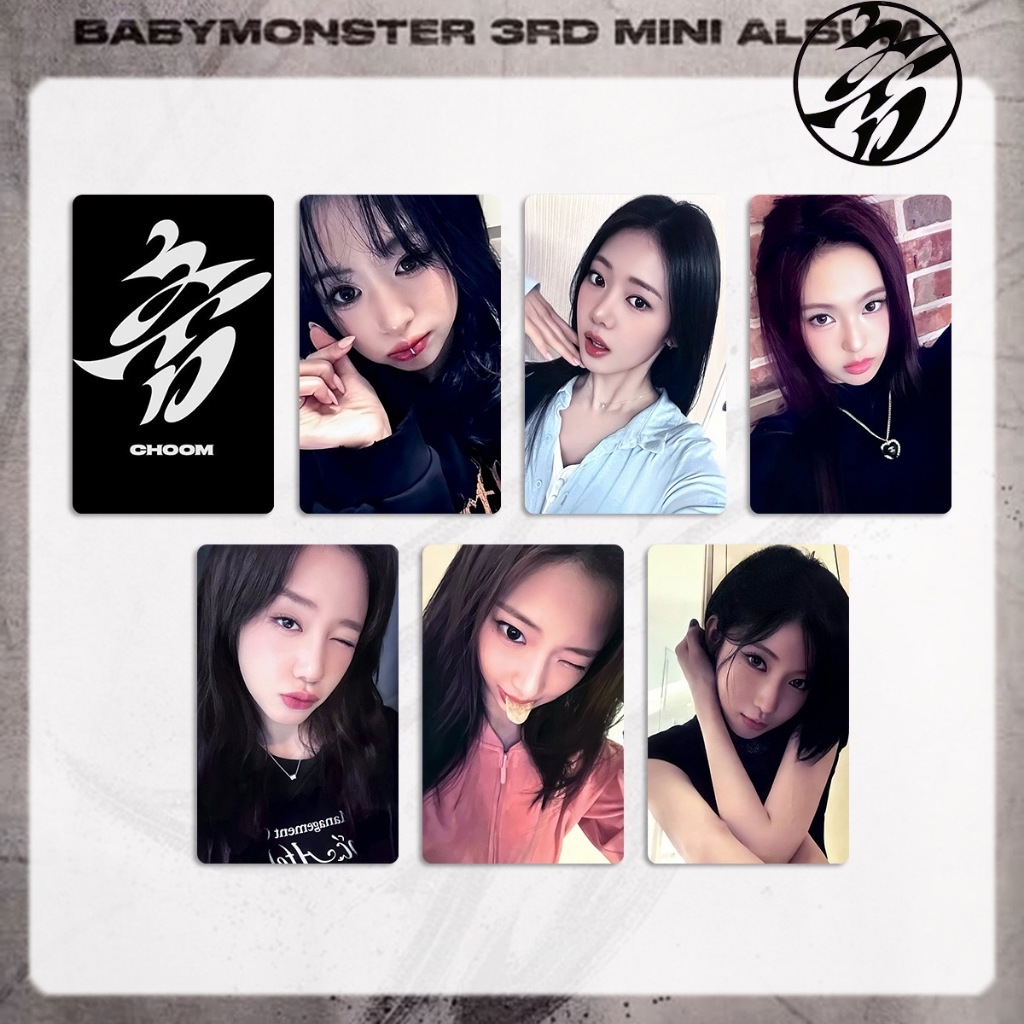 BABYMONSTER寶怪特典卡合集CHOOM特典小卡二周年小卡FC滿額卡AHYEON ASA