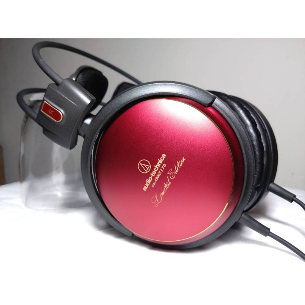 新古銘機】鐵三角audio-technica ATH-A900X LTD 緋紅色2000台限定女毒
