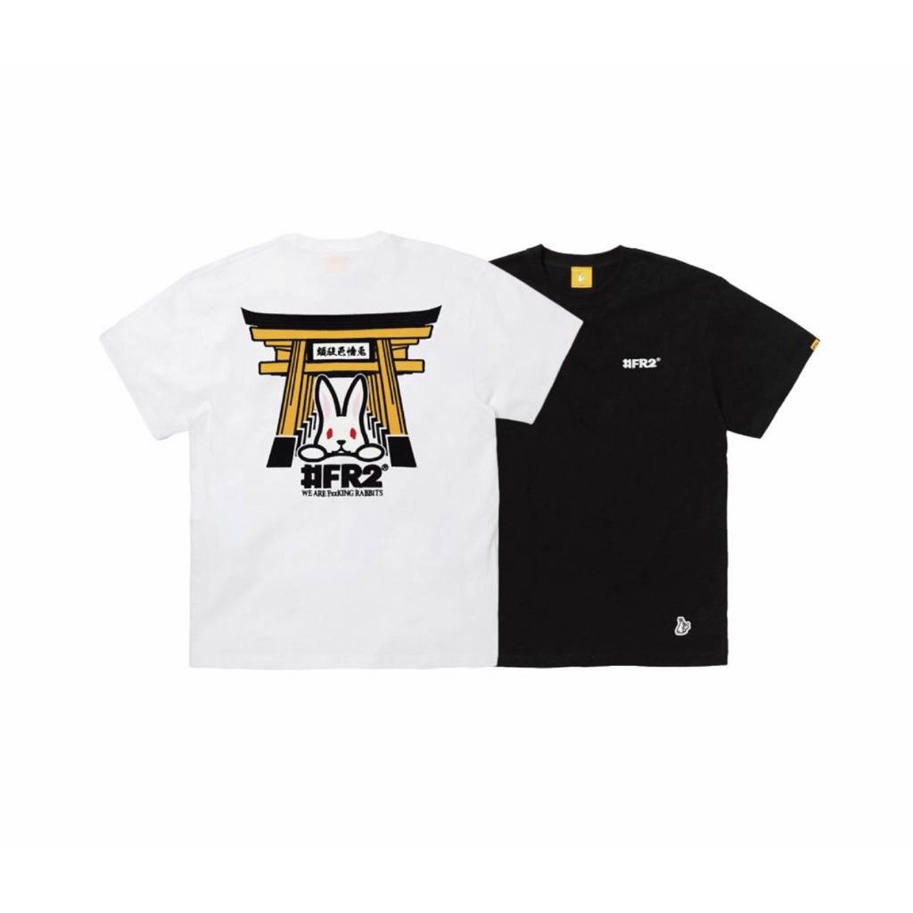 新品 #FR2 闇 月桃 ダイビングウサギ YAMI 暗闘色情兎 Tシャツ L