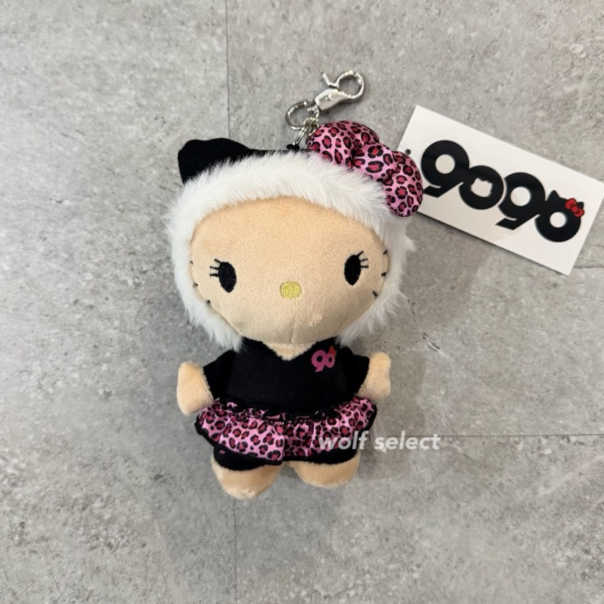 狼嚴選】現貨當天寄9090 girl ×HELLO KITTY Gal Kitty 鑰匙圈黑色