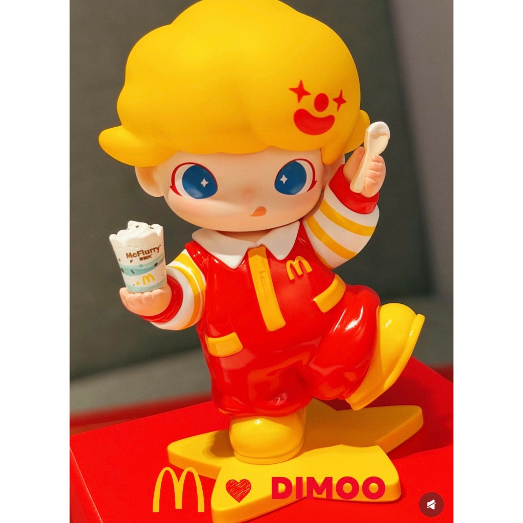麥當勞官方正品！McDonald's 2026中國麥當勞DIMOO聯名玩具麥咖啡拿鐵麥旋風麥當勞叔叔玩偶周邊 | 蝦皮購物
