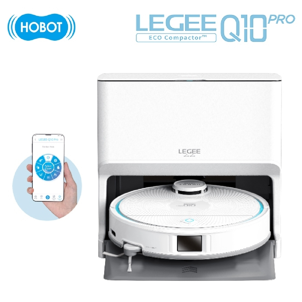 【HOBOT 雷姬】LEGEE-Q10 PRO 掃拖地機器人＋洗拖布座｜自動洗烘拖布・免集塵袋｜寵物家庭適用 | 蝦皮購物